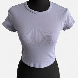 Alo Short Sleeve Ribbed Women's Top